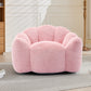 Lotus Plush Compression Bean Bag – 43.7" Pink Adult Bean Bag Sofa – view 5