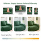 Lysandra Green Teddy Sofa – 2-Seat Sofa – view 11