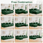 Lysandra Green Teddy Sofa – 2-Seat Sofa – view 16