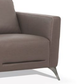 Malaga Taupe Leather Loveseat – 59"W Loveseat – view 2