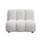 Manilla Ivory White Linen 2 Pcs Sectional Sofa w/Chaise w/ 1 Armless Chair – view 10