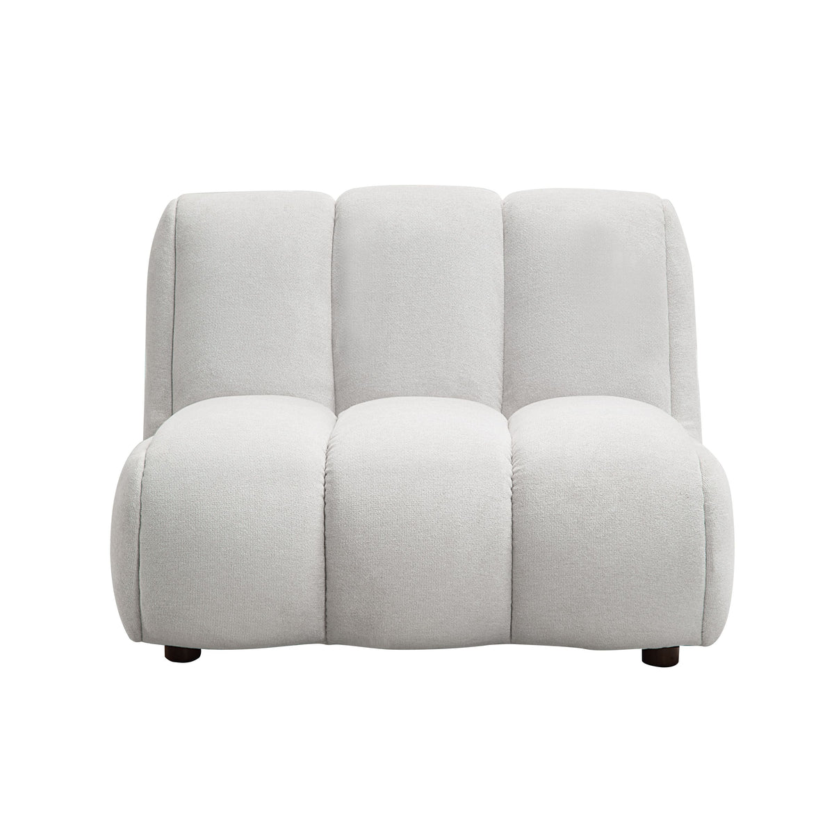 Manilla Ivory White Linen Accent Chair – 41"W Accent Chair