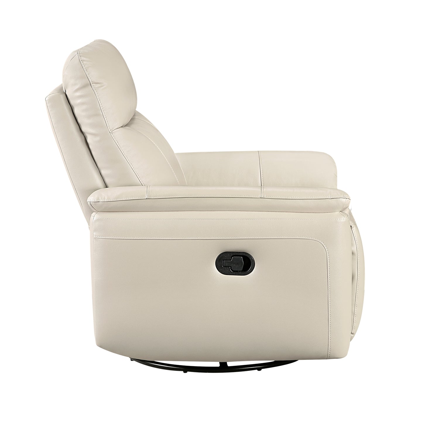 Marceline Taupe Plywood Recliner – 37.5"W Recliner – view 6