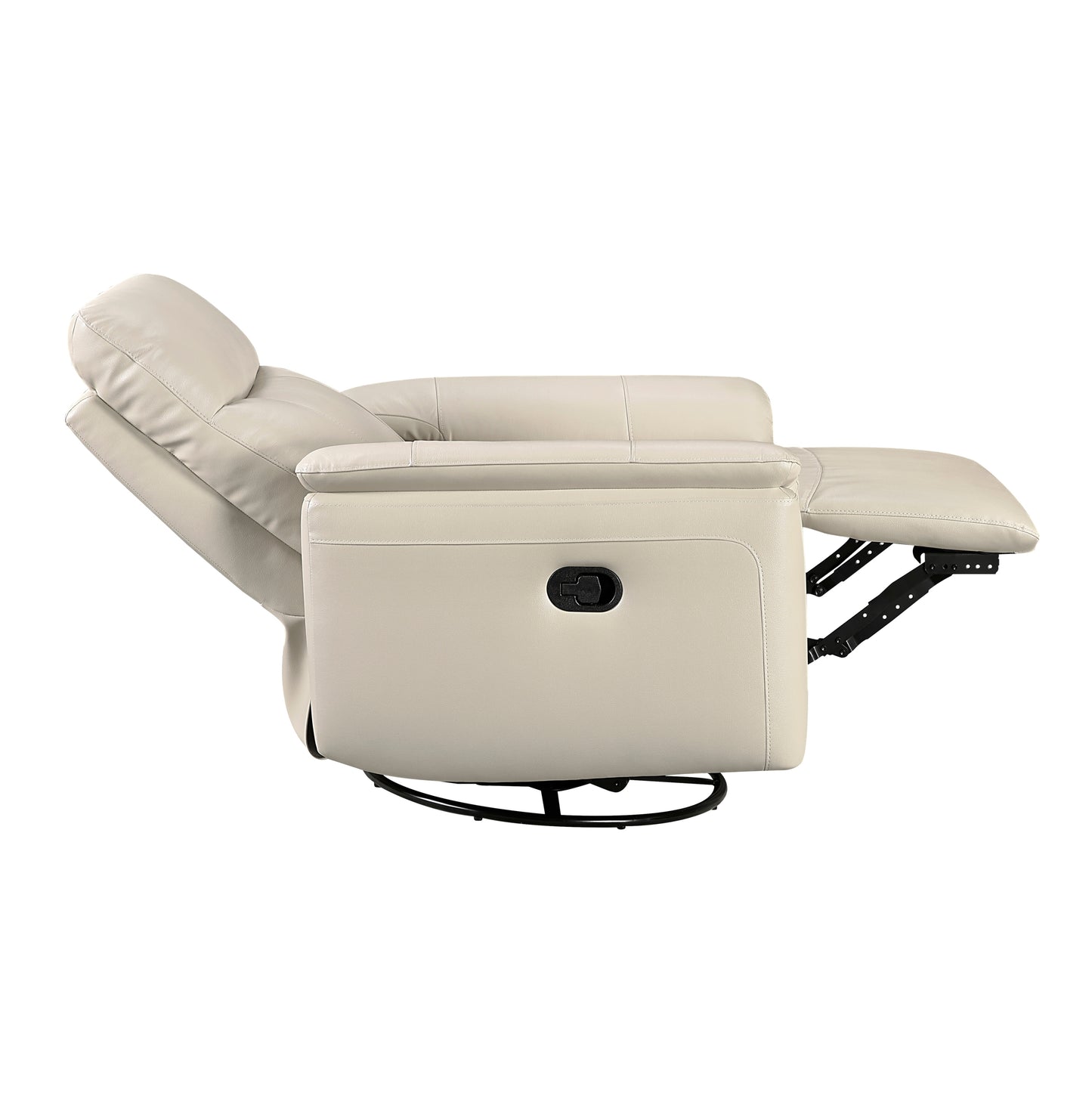Marceline Taupe Plywood Recliner – 37.5"W Recliner – view 8
