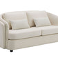 Mariko Beige Linen Living Room Set – 5-Seat Living Room Set – view 3