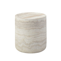 Marisol Beige Fiberglass End Table – 15.74