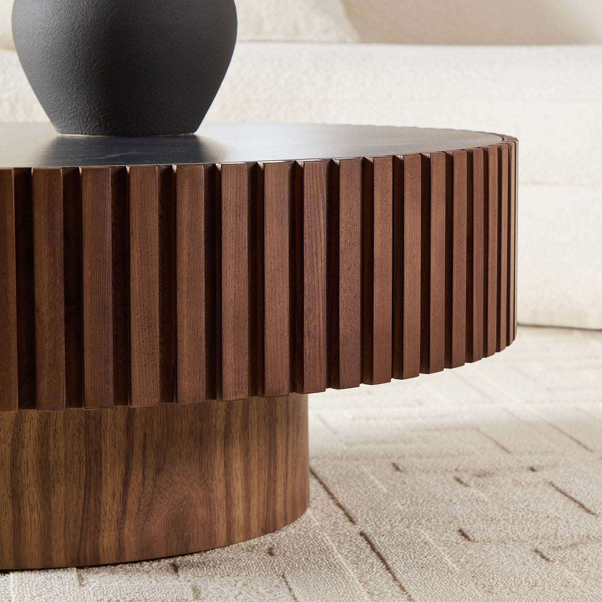 Marisol Walnut MDF Coffee Table – 35.4" Coffee Table – view 7