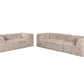 Merrick Faux Fur Modular Sofa & Loveseat – 107" 5-Piece Sectional Set – view 17