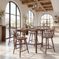 Stenger Barstool (Set of 2) in Walnut