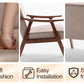 Thea Light Camel Fabric Wingback Accent Chair