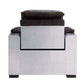 Misezon Top-Grain Leather Aluminum Power Recliner – Industrial Aviator Lounge Chair showcasing sleek industrial design.