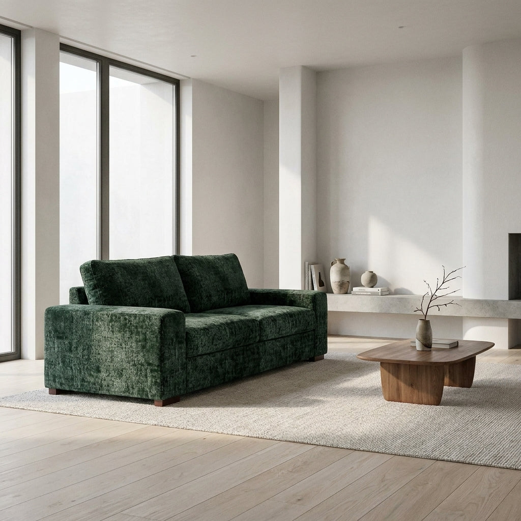 Modena American-Made Sofa – 92" Custom-Fabric 2-Arm Sofa – view 2