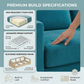 Modena L-Shaped Sectional Sofa – view 14