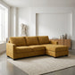 Modena Sectional Sofa – 120" L-Shaped, Hepburn Chai Tea – view 2