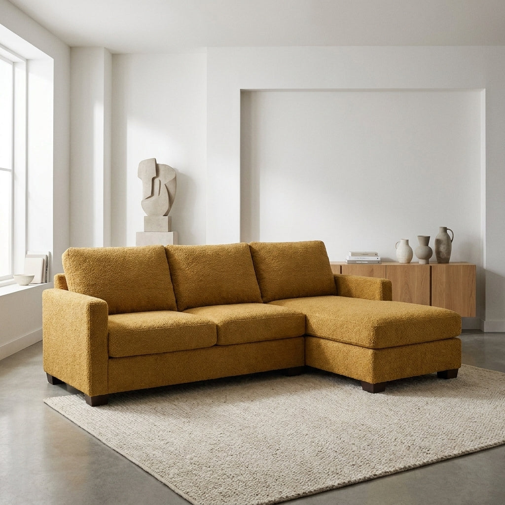 Modena Sectional Sofa – 120" L-Shaped, Hepburn Chai Tea – view 2