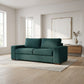 Modena Sofa 92" – Made in USA Square-Arm Sofa (7 Fabrics) – view 2