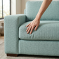Modena Sofa 92" – Made in USA Square-Arm Sofa (7 Fabrics) – view 20