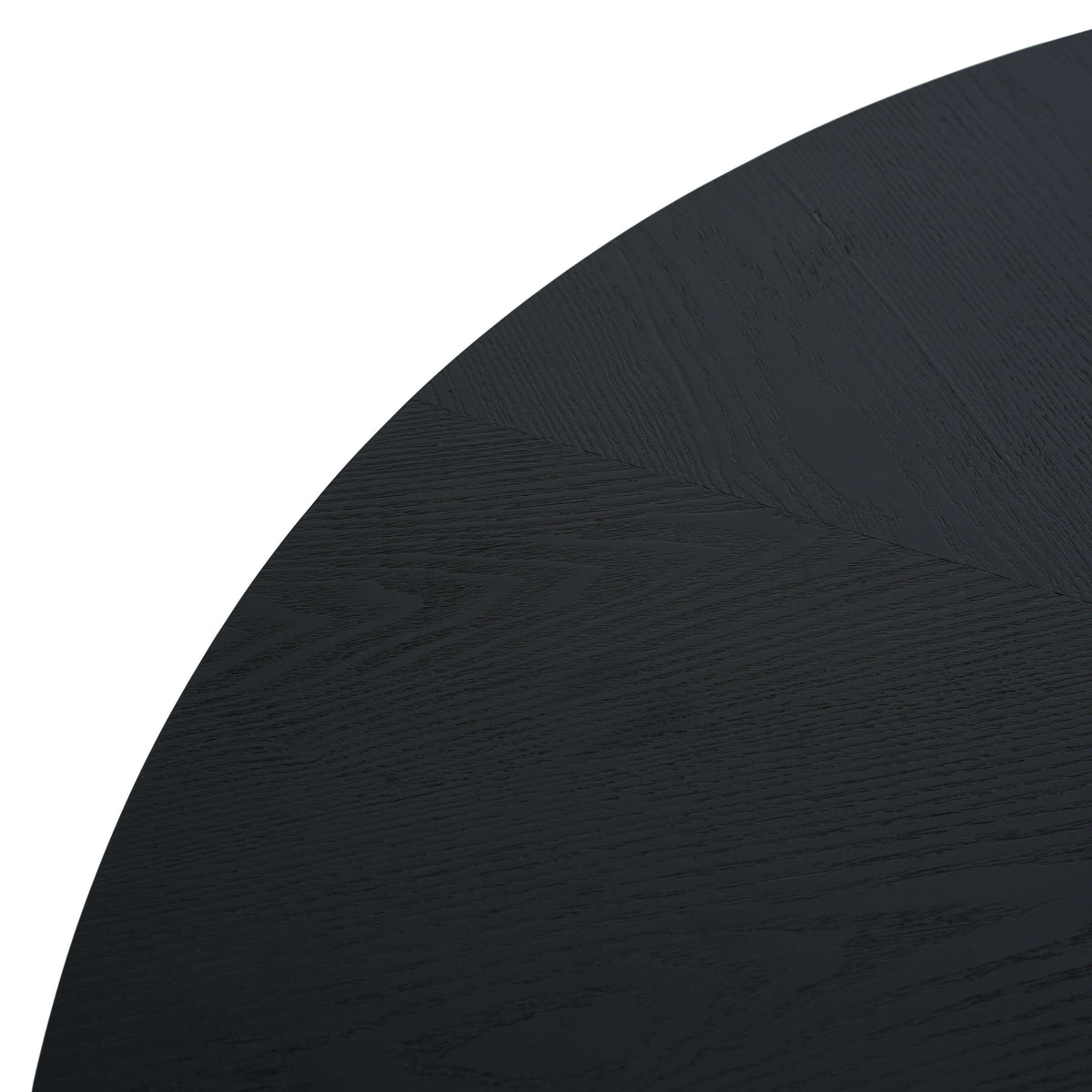 Round Pedestal Dining Table – 47.25” Modern Round Dining Table (3 Colors) in sleek black finish.
