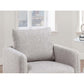 Modern Boucle Sherpa Swivel Accent Chair – Upholstered Lounge Chair (Beige) with soft fabric and contemporary design.
