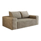 Modern Corduroy Deep Seat Loveseat Sofa – Comfy Couch (4 Colors and 3 Sizes) in soft corduroy upholstery.