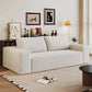 Modern Corduroy Deep Seat Loveseat Sofa – Comfy Couch (4 Colors and 3 Sizes) in soft fabric, contemporary design.