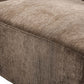 Close-up of the fabric texture on the Modern Curved Sectional Sofa – 140” Compression Foam 3-Piece Chaise Sectional (Right Facing).