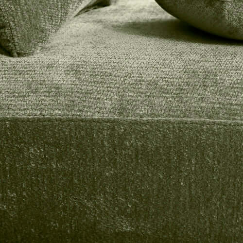 Modern Curved Sectional Sofa – 140” Compression Foam 3-Piece Chaise Sectional (Right Facing) upholstery detail, soft fabric texture.
