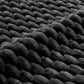 Close-up of the ultra-soft flannelette fabric used in the Modern Modular Flannelette Sofa – 82” Boneless Deep Seat Couch.