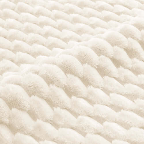Modern Modular Flannelette Sofa – 82” Boneless Deep Seat Couch soft flannelette fabric texture close-up