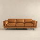 Chase MCM Style Genuine Leather Sofa 91" - Revel Sofa 