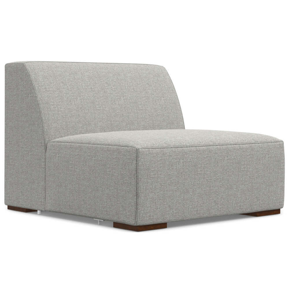 Modern Gray Sectional Sofa with Chaise – 122" Contemporary Couch (Seats 4), elegant gray chaise with minimalist design.