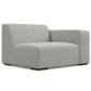 Modern Gray Sectional Sofa with Chaise – 122" Contemporary Couch (Seats 4) in a minimalist design.