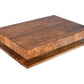Modern Low Profile Solid Wood Coffee Table with Open Storage | 51" Mango Wood showcasing a sleek design and rich espresso finish.