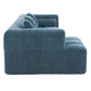 Modern Modular Chenille Sectional Sofa – 101” Deep Seating Sofa with Side Pockets & Chaise side view