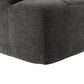 Modern Modular Chenille Sectional Sofa – 101” Deep Seating Sofa with Side Pockets & Chaise close-up of chenille fabric details.