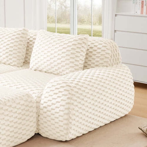 Modern Modular Flannelette Sofa