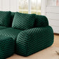 Modern Modular Flannelette Sofa – 82” Boneless Deep Seat Couch with deep seating and soft texture in a stylish design.