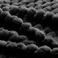 Close-up of the ultra-soft flannelette fabric of the Modern Modular Flannelette Sofa – 82” Boneless Deep Seat Couch.