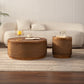 Moray Round Rattan Coffee Table with Lift-Off Storage – Boho-Chic, Small & Large – view 20