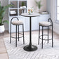 Bite Bar Table in Gray & Black