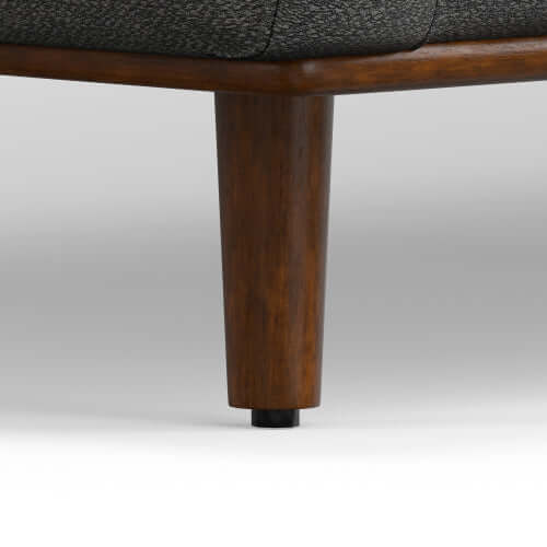 Morrison MCM Fabric Loveseat Sofa 72" – Modern Mid-Century Compact Loveseat (2 Colors) leg detail