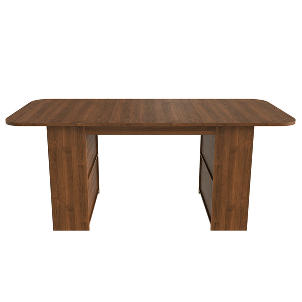 Nash Walnut Mid-Century Dining Table – 70.87