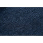 Curved Compression Foam Sectional Sofa – 110” Modular Chenille Couch (Sleeper Style) plush navy upholstery close-up texture.
