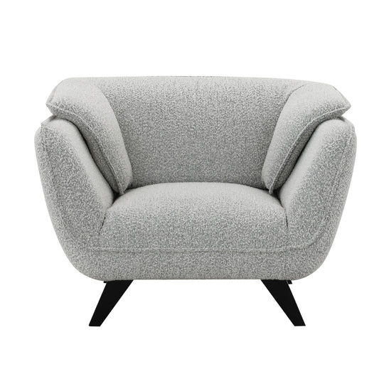 Nayeli Light Gray Boucle Accent Chair – 47"W Accent Chair – view 2