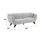 Nayeli Light Gray Boucle Sofa – 86"W Sofa – view 8
