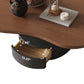 Nolwenn Dark Walnut Solid Wood & MDF Coffee Table – view 13