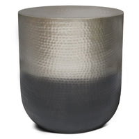 Nova Gray Metal End Table – 18.9