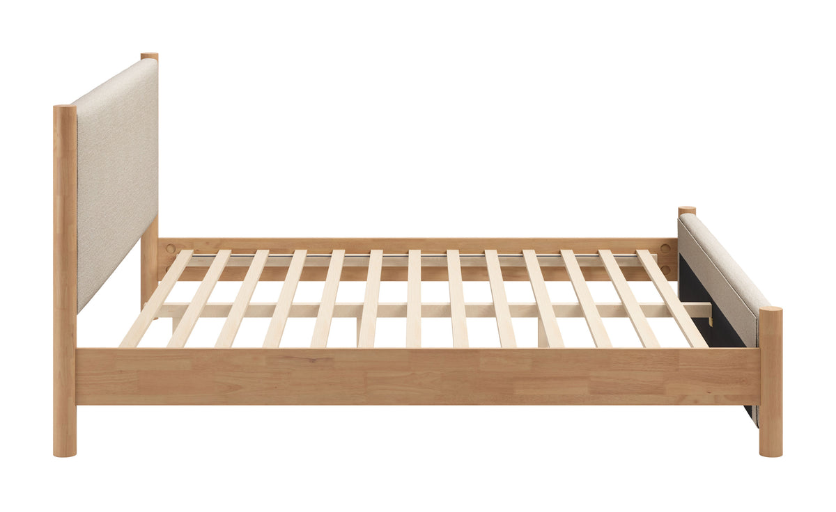 Hadi Beige & Natural King Bed