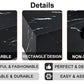 Odessa Black Marble-Texture Coffee Table – 39" Modern Accent Table – view 11
