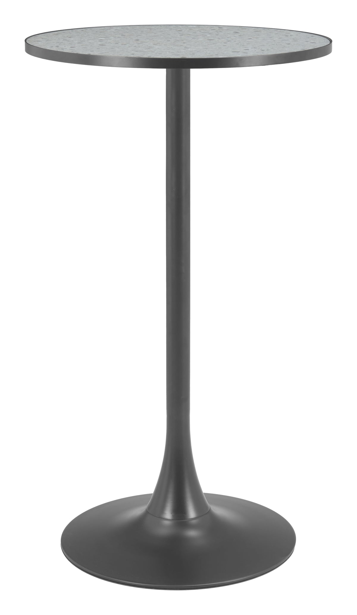 Bite Bar Table in Gray & Black